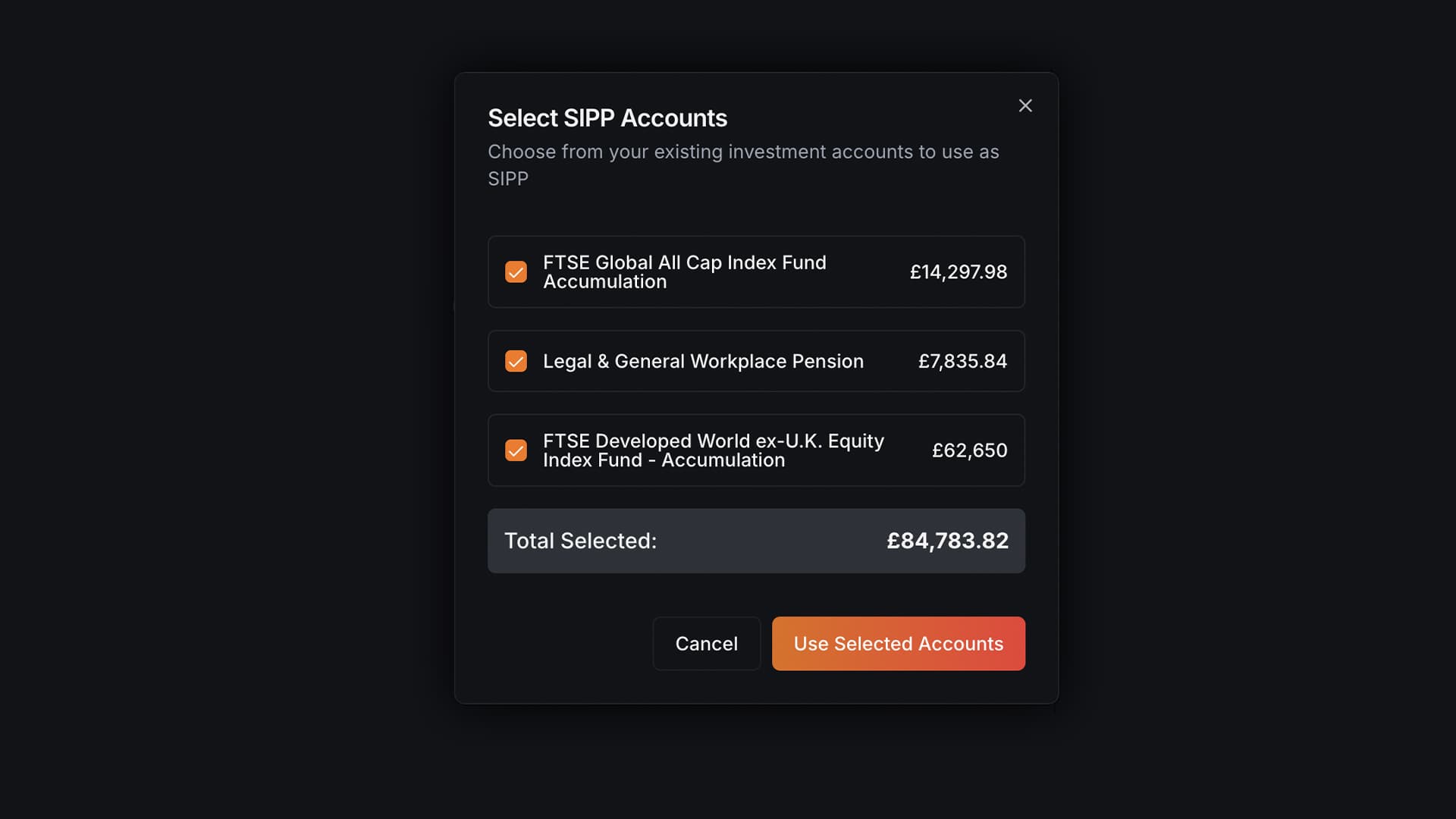 Ignitify FI Planner using your own data to build personalised roadmap.