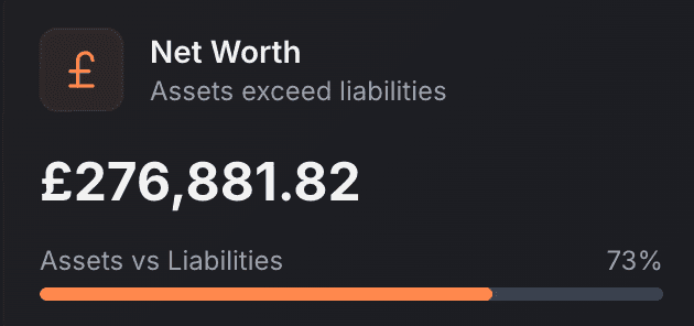 Net Worth - Monitor your wealth growth over time